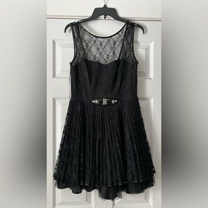 Elegant Black Lace Dress